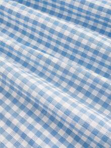 Siren Gaze 女士格子甜心领插肩袖褶皱休闲衬衫 蓝色夏季上衣 方格纹上衣 浅蓝色上衣 女士浅蓝色上衣 蓝白上衣 蓝色方格纹上衣 女士夏季上衣 泡泡袖上衣 夏季休闲上衣 女士衬衫 女士流行穿搭 女士夏季穿搭 女士夏季穿搭 夏季上衣搭配牛仔裤 女士春季穿搭 - 淺藍色 - 查看 7