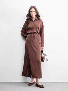 CUCCOO BIZCHIC 女士休闲百搭简约蝴蝶结装饰平底乐福鞋，圣诞节必备 - 棕淺色網紗 - 查看 6