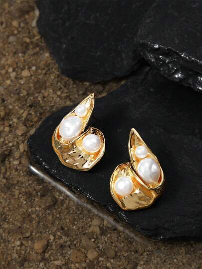 Opalesca Random Shape, Color & Pattern Beaded Earrings,Outfits,Old Money,Beaded,Wedding/Bridal Accessories,Fairycore/Fairy,Pearl,For Mom/Women/Girl/Mother,Elegant,Premium,Classy,Crystals