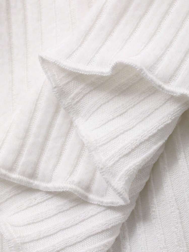 Women's Summer Square Neck Textured Fabric A-Line Hem Short Sleeve Casual Sexy T-Shirt Babydoll Top