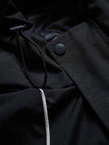 SLATEMANN 男士休闲畅销夹克，INS风，适合所有季节和日常穿着，户外徒步搭配，拍照必备，送给男友/老公的完美礼物，休闲，Y2K风格 - 黑色 - 查看 5