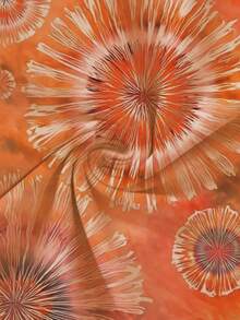 Sundraya Women's Orange Digital Print Camisole - Orange - View 3