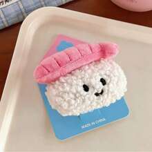 1个可爱日式寿司饭团发夹/发圈，少女百搭，可作刘海、侧发夹、马尾辫发圈 - 多色 - 查看 2