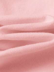 Cozy Pixies 2pcs Set Baju Bayi Perempuan Rajut Lembut Leher Bulat Lengan Pendek dengan Hiasan Pita dan Celana Pinggang Elastis, Bayi Perempuan - MultiWarna - View 6