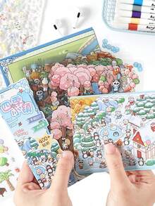 考艾岛一日游贴纸 3D微缩场景贴纸 - 彩色 - 查看 1