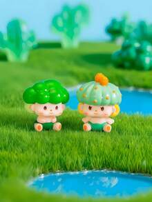 POKOJA LAND Cute Cloud And Mushroom Boxed Toys - Limited Edition Collection Of Mini Figures (10 Regular Models + 1 Hidden Model + 1 Chasing Model) | High-Quality ABS Plastic Material | Ideal Gift For Adults, Collectors, And Friends - Tide play blind box - View 4