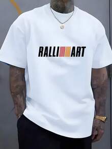 Manfinity Dauomo Men's Fashion Crew Neck T-Shirt, Versatile Short Sleeve - White - View 1