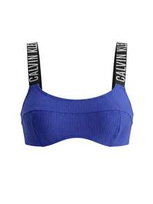 Calvin Klein Women's Bikini Top Blue - Blue - View 2