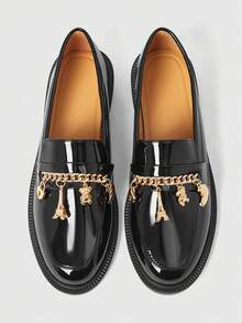 ROMWE Kawaii Women Flats - Black - View 1