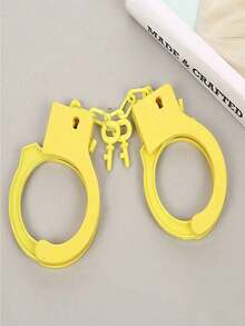 1-Piece Colorful Resin Handcuff Set - Perfect For Outdoor Play, Fun And Requires No Power Source - A Toy For Creating A Festive Atmosphere At Carnival Parties. - Multicolor - View 19