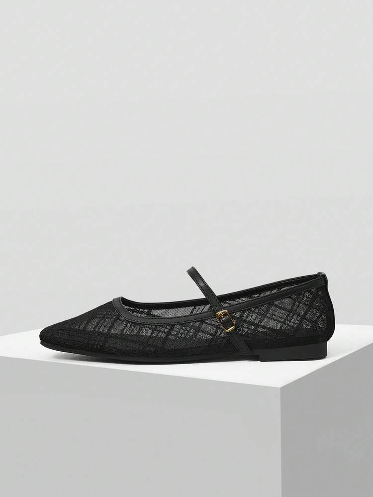 WOMEN'S CASUAL COMMUTE SHEER MESH FLAT SHOES SPRING SHOES