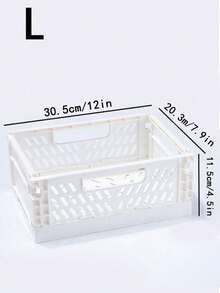 1 chiếc giỏ nhựa mini gấp gọn, dùng để sắp xếp và cất giữ đồ đạc, hộp đựng đồ có thể gập lại, thùng đựng đồ, hộp đựng trang sức, thích hợp cho nhà cửa, nhà bếp, phòng ngủ, phòng tắm, văn phòng. - Nhiều màu - Xem 17