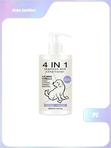 4-In-1 Lavender & Chamomile Pet Shampoo & Conditioner - Deeply Cleanses And Nourishes, Detangles And Moisturizes Suitable For All Pet Coat Types - 300ml - View 3