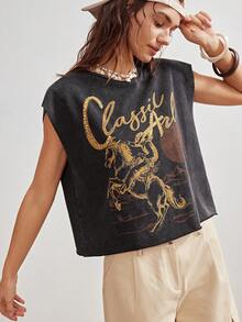 Bohemela Áo thun nữ mùa hè phong cách Y2K thường ngày, thích hợp cho kỳ nghỉ, lễ hội âm nhạc đồng quê Bohemian, chất liệu dệt kim mài bạc cổ điển, đính sequin và thêu họa tiết, dáng rộng, nhiều kiểu phối đồ, phù hợp cho các buổi đi chơi thường ngày, tụ họp bạn bè, lễ hội âm nhạc, tiệc tùng, mặc nhiều lớp và thư giãn tại nhà. Áo dự tiệc, đi biển, mặc hàng ngày, mùa hè cho nữ, phong cách đi xem hòa nhạc, kỳ nghỉ âm nhạc. - màu đen - Xem 1