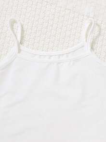 Sparklyn 2pcs/Set Big Girls' Spring/Autumn Striped Long Sleeve Shirt & Loose Light Blue Denim Jeans, Sweet Casual Outfit For Daily Wear - Green - View 7