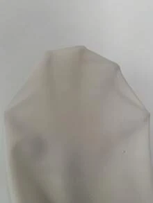 Rafferiza 女士优雅简约纯色腰带披肩连衣裙 - 杏色 - 查看 6