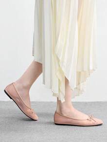 CUCCOO BIZCHIC Spring And Summer Women's New Mesh Breathable Bow Mary Jane Shoes Spring Shoes - Mesh apricot - View 3