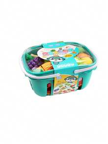 这款过家家厨房玩具套装包含玩具蔬菜、水果和烹饪工具，适合男孩和女孩。它是一款互动式厨房角色扮演游戏玩具。 - 彩色 - 查看 5