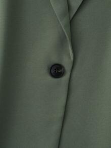 Franclia Women's Casual Commuter Suit Short-Sleeved Jacket Casual Wide-Leg Trousers Women's Slim Fit White Camisole Women's Casual Commuter Three-Piece Set Women's Green Three-Piece Set Women's Casual Commuter Three-Piece Set Women's Everyday Versatile Three-Piece Set Women's Slim Fit Three-Piece Set Women's Everyday Casual Commuter Three-Piece Set Women's Office Outfit Women's Spring And Summer Everyday Outfit Women's Everyday Casual Outfit - Green - View 3