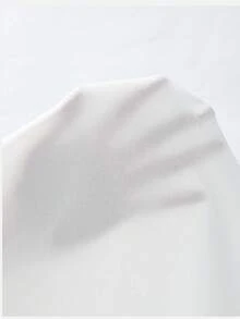 Young Girls' New Geometric Pattern Round Neck Long Sleeve A-Line Casual Maxi Dress, Suitable For Beach Party, Summer - White - View 11