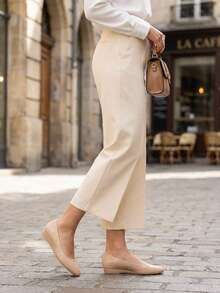 zapato flat puntal dama October - Beis - Ver 3
