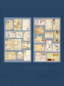 1 Set Of 4 Pcs"Golden Years" Gold Foil Stickers, Cute 2 Packs, Children's Journal Stickers, Retro Material Wholesale - Jinse Times - View 8