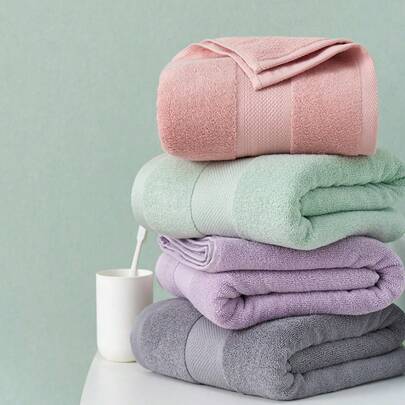 柔软面巾 12 条装，100% 环锭纺棉，亲肤温和，适合健身、旅行和日常使用，多种颜色可选