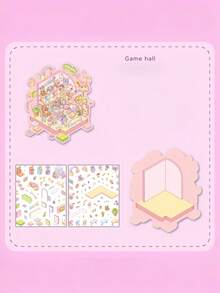 1 Set Of 4 Pcs Miniature Scenery Stickers For Witch's Part-Time Job - DIY Stickers And 3D Stickers - Witch part-time job - View 10