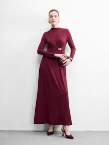 CUCCOO BIZCHIC Women's Pointed Toe Fashion High Heel Pumps Spring Shoes Spring Break Easter - Burgundy - View 6