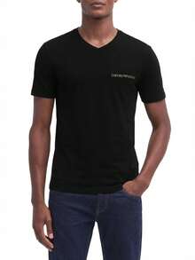 Men's T-Shirt 2 Pack White - Black and Black - View 2