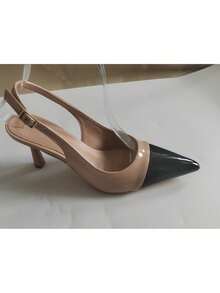 CUCCOO SZL Women's Pointed Toe Buckle Design Fashionable High Heels, Versatile For Daily Wear - Apricot - View 16