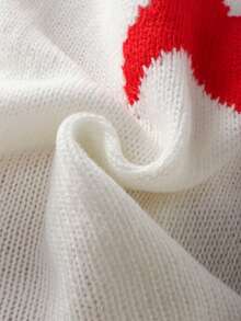 Trelyra Women's Sexy Backless Knit Crop Top With Star Pattern, Suitable For Beach Vacation - White - View 3