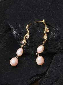 Opalesca Boucles d'oreilles à clous pour femmes, tenues, vieux argent, perles, accessoires de mariage/mariée, Fairycore/Fée, perle, pour maman/femme/fille/mère, élégant, premium, classique, perles, accessoires de mariage/mariée, Fairycore/Fée, perle, pour maman/femme/fille/mère, élégant, premium, fleur, cristaux, or, Pâques, voyage/plage/vacances, bohème - Multicolore - Voir 5