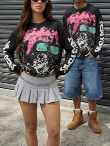 AXEPEAK 男士休闲时尚街头图案T恤 - 彩色 - 查看 7