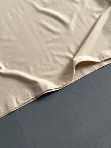 StoneGrade 男士时尚圆领短袖字母图案休闲T恤 - 卡其色 - 查看 3