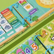 3D Animal Sticker Interactive Toy, Interactive Game Quiet Busy Book, Reusable, Animal Sticker Themed Shapes, Children's Cognitive 3D Stickers, Parent-Child Interactive Sticker Toy - Multicolor - View 4