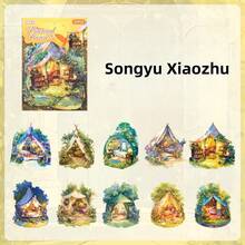 Bộ 6 sticker sáng tạo sẽ đưa bạn vào một cuộc phiêu lưu tuyệt vời, hoàn hảo để ghi nhật ký và lên kế hoạch. - 6PCS - Xem 4