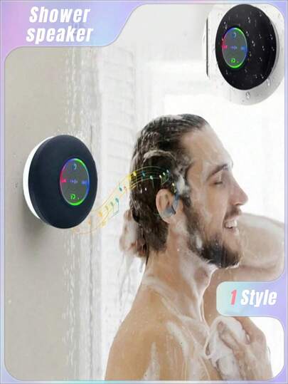 Shower Speaker, MINI PHONE Wireless Speaker, Electronics Gifts Mini Portable Speaker With Suction Cup And Mic For Bathroom Wireless Speaker, Listening Device, Shower Speakers, Speaker, Karaoke, Speakers, Mini Karaoke Machine, Speaker>Waterproof, Portable Shower, Cups, Water Speakers, Gadget, Speaker, Karaoke, Shower Speaker, Bathroom, Speaker, Karaoke