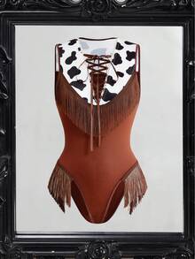 Fantasy Costume 1 قطعة ملابس داخلية نسائية (بدون سلك) - متعدد الألوان - مشاهدة 1