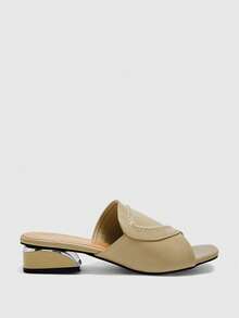CUCCOO BIZCHIC Sandal Hak Tinggi Wanita Sepatu Musim Semi - Aprikot - View 2