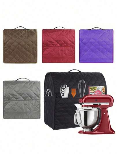 1pc, Stand Mixer Cover For KitchenAid, Mixer Dust Proof Cover With Accessory Storage Pockets And Handles, Fits All Tilt Head & Bowl Lift Models