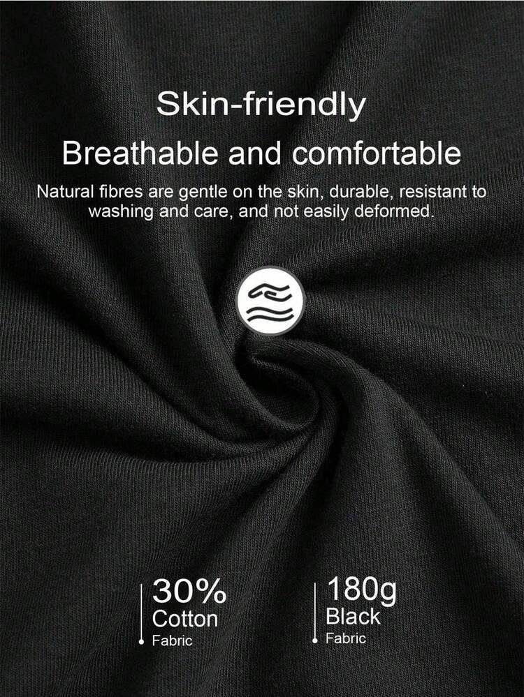 Camiseta casual de manga corta y cuello redondo para hombres, con letras y motivos divertidos estampados. Diseño holgado, tejido de alta calidad, tacto suave y cómodo, excelente transpirabilidad, absorbe la sudor sin encogerse. Ideal para hombres y mujeres, diseño para parejas, camiseta de pareja de mangas medias y largas, un artículo imprescindible en verano. - Negro - Añade 4