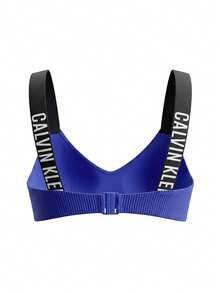 Calvin Klein Women's Bikini Top Blue - Blue - View 3