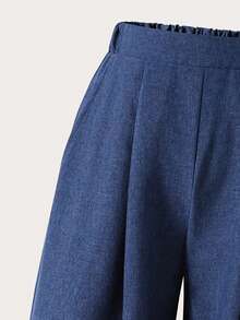 SHEIN Casuvi Kids 男童休闲宽松直筒牛仔裤 1 件 - 灰色 - 查看 5