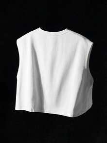 NEON BLANC Camiseta de manga de murciélago con eslogan y corte holgado para hombre - Blanco - Ver 2