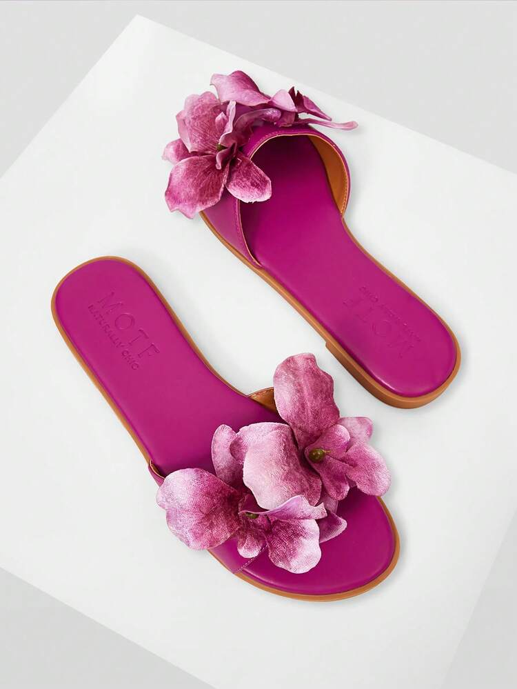 WOMEN'S SIMPLE FLORAL ROUND TOE FLATS, ELEGANT COMFORTABLE SLIP-ON CASUAL DRESS SHOES FOR WORK, DATE, PARTY, FORMAL OCCASIONS FOR CHRISTMAS SPRING SHOES