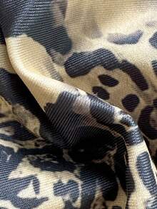 Swim SXY Women's Leopard & Zebra Print One-Piece Swimsuit, Fashionable For Vacation - Multicolor - View 5