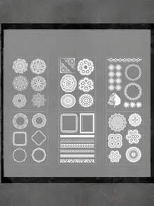 一套4张迷人复古风格胶片切割手账贴纸，防水PET材质贴纸，手账专用贴纸 - 復古 - 查看 9