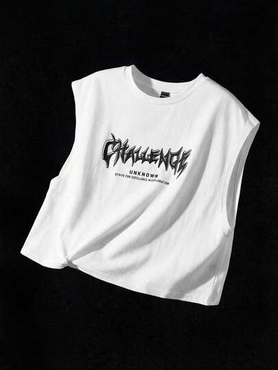 NEON BLANC Camiseta de manga de murciélago con eslogan y corte holgado para hombre