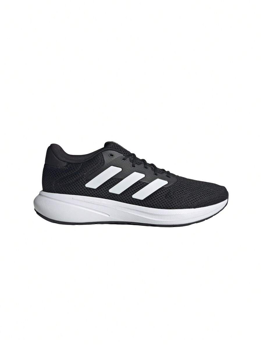 Adidas Response Men's Running Shoes Core Black IH6100 - 黑與白 - 查看 1